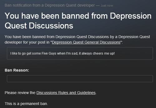 Depression Quest Steam Review9