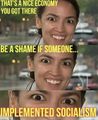 Alexandria Ocasio-Cortez: the loca is in the puta's eyes...