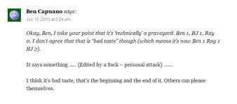 A commenter questions Ray Dixon's habit of 'keeping score' about opinions, but 'Sockpuppet'/Ray Dixon jumps in to defend Ray Dixon.