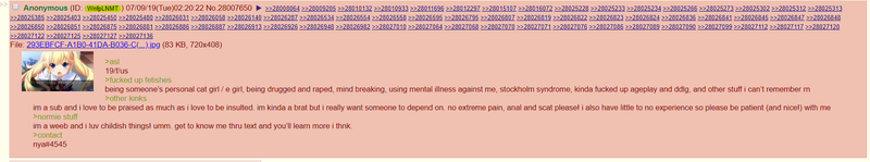 Her last post on /soc/