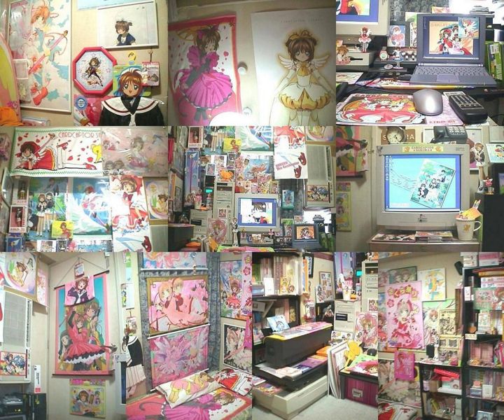 The room of a typical Cardcaptor Sakura fan