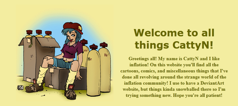 Before there was webcomic artist Tom Preston, there was inflation artist Catty Nebulart.