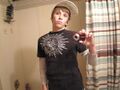 Typical wigger on MySpace.