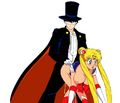 Tuxedo Mask is a real gentleman and know how to treat a lady