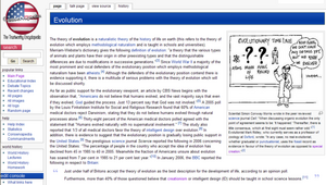 Conservapedia evolution.PNG