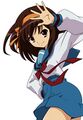 Haruhi: she's so independent she's God.