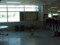 Pipebomb damage in the cafeteria