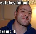 Good Guy Greg has a Bidoof.