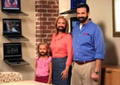 Billy Mays, pictured here with his family.