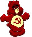 Meet Communism Bear. Sharing is caring, and also the law.