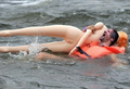 Dmitry saving Valeria from drowning