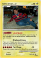 Chris Chan collectors card.