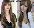 Boobs are fake