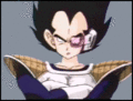 Vegeta, one of the most pissed off characters in all of animu.