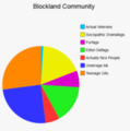 Accurate pie-chart of the Retail community