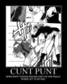 The Cunt Punt can now be seen in mangas