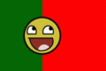 Portuguese flag.