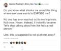 Now that Quinton's cuckoldry is more known to people, Quinton is scared that the internet is going to expose him.