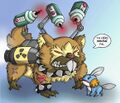 Contrary to what you might've herd, Bidoof does not actually liek Mudkips.