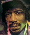 Jimi Hendrix would look like this today if he had not choked on his own vomit.