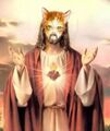 Furries have their own version of Jesus. Furry Jesus also has dragon wings for the dragon furries.