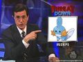 Stephen Colbert does not liek mudkip...