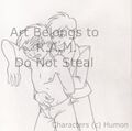 "Hey guys, you better not steal my Humon rape fanart!! >:("