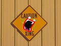 Basic caution sign for Shooping. Warning: When you see this, someone WILL Shoop, no questions asked.