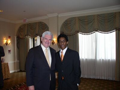 Ali Akbar & Newt Gingrich