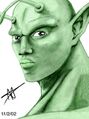 Df01's rendition of Piccolo, or black person.