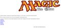 Magicchan.org home page. The design is simple and ugly "to make normies go away"