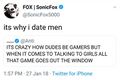 He's gay because you can't talk games with gurlz archive]