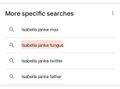 Bella Janke fungus is the second most searched term according to google