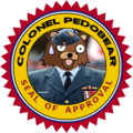 Canada is officially the first country to have Pedobear in a Colonel format.