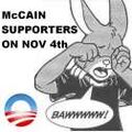 Mccain supporters on Nov. 4th