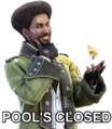 Pool's closed, nigra