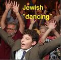 The acursed jew celebrates