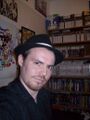 SonicGuru (power word Daniel Swallow) admin, Sonicfag and frequent collaborator with the FanFic Critic, looking sharp in his fedora.