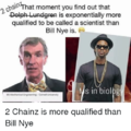 Even nigger rappers are more qualified.