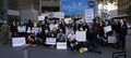 Full panoramic shot taken by Zhent at the end of the May 10th Protest in Sydney.