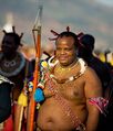 Mswati III of Swaziland Full title: His Majesty King Mswati III, Ingwenyama of Swaziland and Grand Master of the Royal Order of the Great She-Elephant •Seized power in a military coup: Sort of. Succeeded his father as absolute monarch (and commander in chief of the army) in 1986... at the age of 14 •Notable for: being in control of everything, as in having the power to fill any government position (including that of Prime Minister) by clicking his fingers; having the power to dissolve parliament, cancel elections, and veto laws; currently having 15 wives (one of whom he kidnapped and forcibly married while she was still in school); holding annual beauty competitions of 10,000 contestants in order to choose his next wife; arbitrarily kidnapping, jailing, torturing and murdering people who annoy him; trying to force parliament to pass a law compelling the branding and sterilisation of women with HIV; eating up $60m every year in "running costs" for his ever-expanding family (while the average citizen earns $1.25 a day); and absent-mindedly pissing away 10% of Swaziland's entire GDP by building an international airport in the middle of fucking nowhere that has never been used because he lost interest halfway through