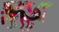 Over 100 hideous colors went into the making of this sparkledog.