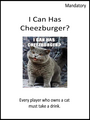 Can I has Cheez burger?