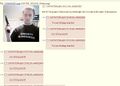 The 4chan warning to the attack, complete with fixed timestamps