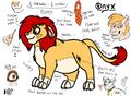 She made a Lion King version of her fat OC just to fit in the site too.