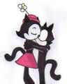 Sony-Mae's "solution" to ending the flame war she started: pulling a bizarre pairing out of her ass and using it it to justify her beloved OswaldxFanny. Ortensia can't get in the way if she's fucking Felix the cat.