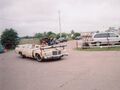 On set while driving Lahey's Chrysler New Yorker.