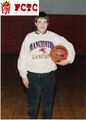 A photo of a round, unintelligent object.... and a basketball.