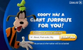 Goofy has a giant surprise for you!