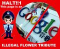 Flowers blocked by the PRC's Golden Shower Firewall